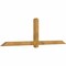 Ekena Millwork Eugene Rough Sawn Timber Gable Bracket, Western Red Cedar, 96"W x 28"H x 4"D x 4"F, 7/12 Pitch GBW096X28X0404EUG00RWR - alternate 5
